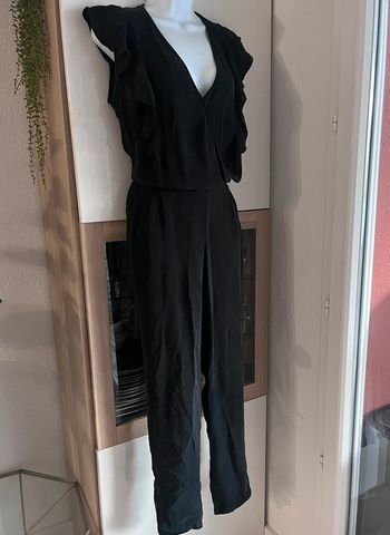 Combinaison noir col v promod