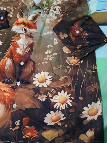 Chemise renard femme 