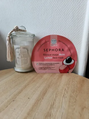 🌺Masque visage ultra hydratant éclat litchi Sephora🌺