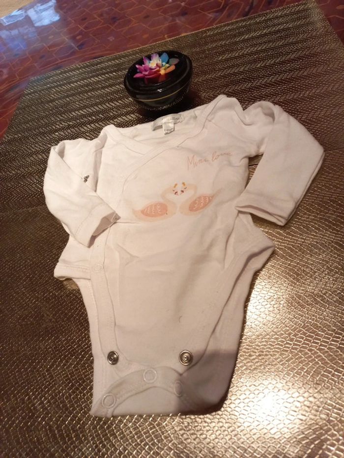 Body coton Naissance ouverture devant