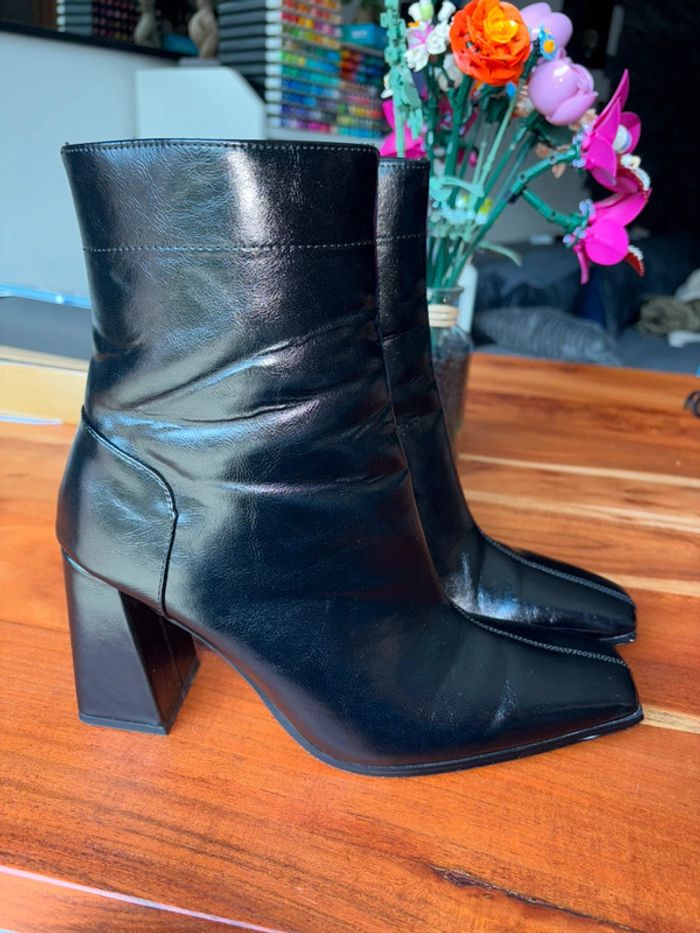 Bottine large à talon évasée ASOS - photo numéro 3