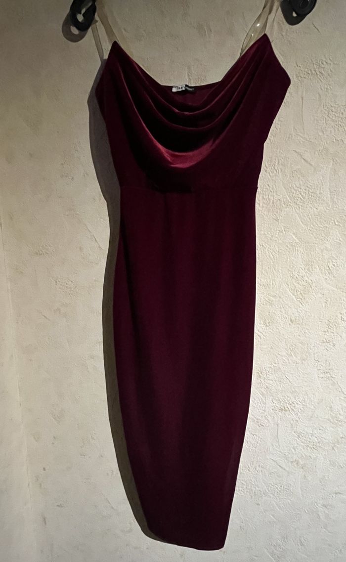 Robe soirée Bordeaux (XS/34)