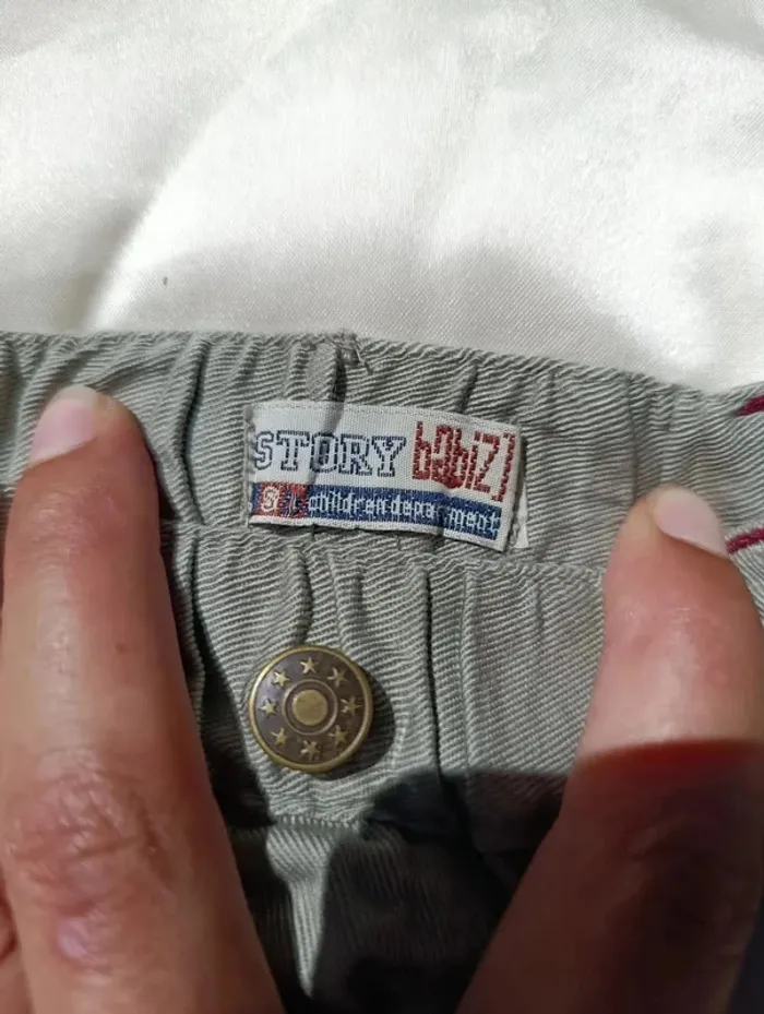 Short kaki Taille élastique 23 mois Babiz - photo numéro 3