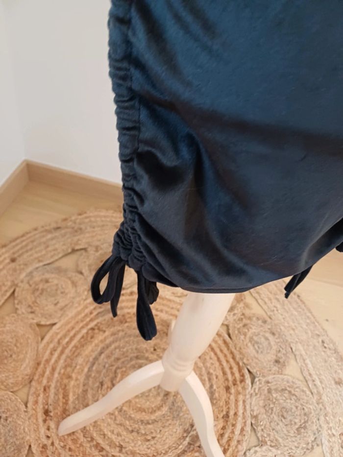 Robe noire en velours neuve Brentiny Paris taille XS 34 - photo numéro 4