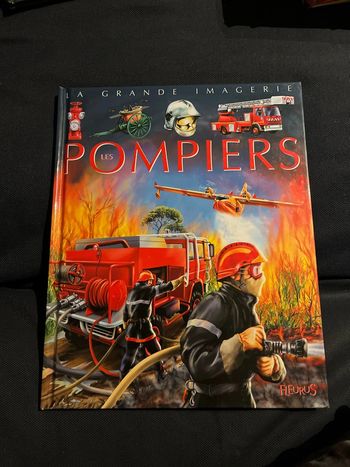 Livre pour enfants la grande imagerie fleurus les pompiers