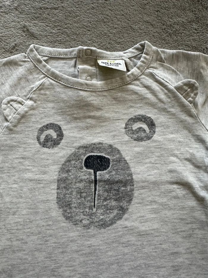 Tee-shirt léger manches longues - 9 mois - Tape à l’œil - photo numéro 2