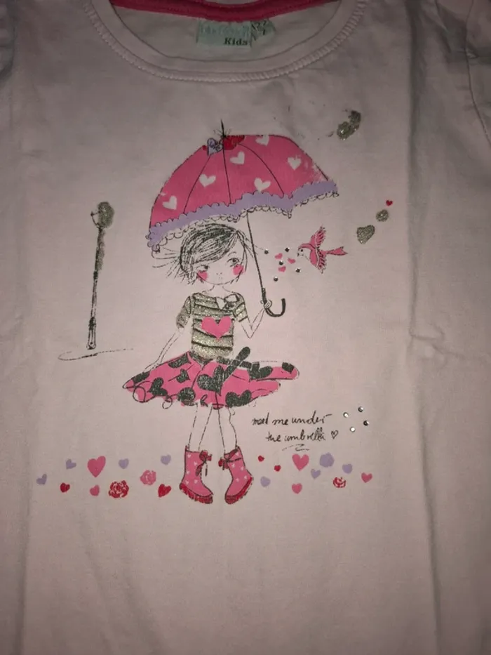 T-shirt rose Blue Seven 7 ans - photo numéro 2
