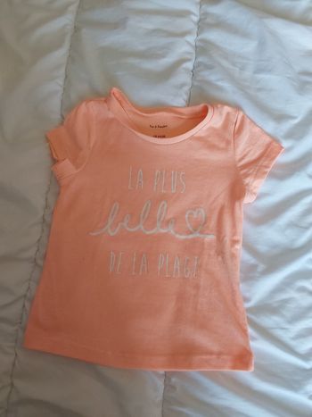 Tee-shirt bébé fille taille 6mois