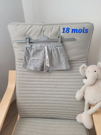 Short gris 18 mois