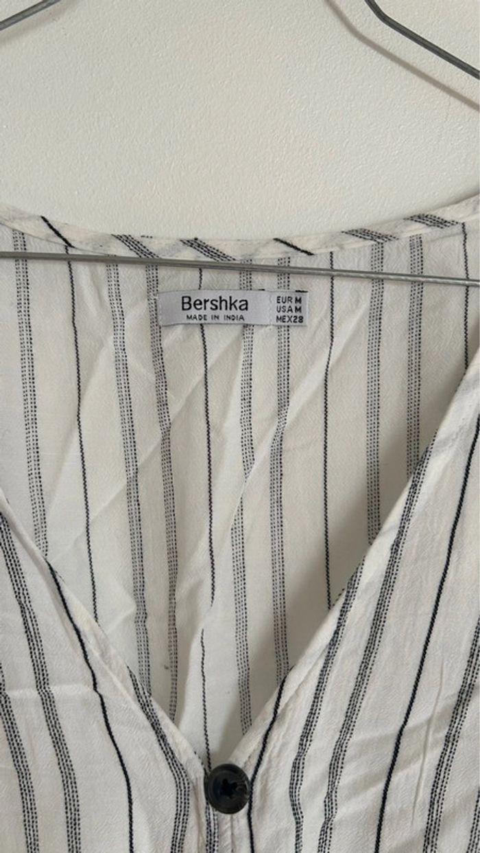 Haut blanc à rayure - photo numéro 4