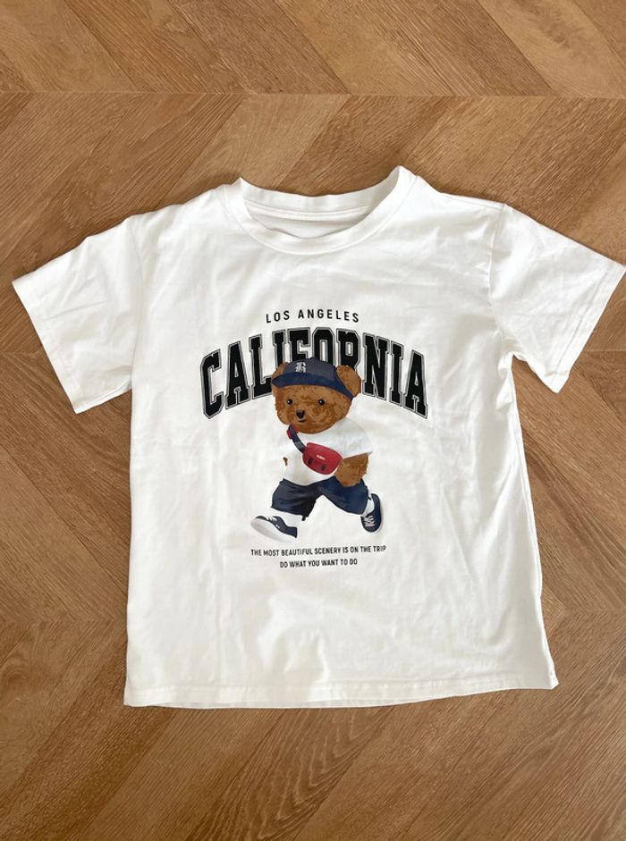 🌟 Tee shirt blanc California