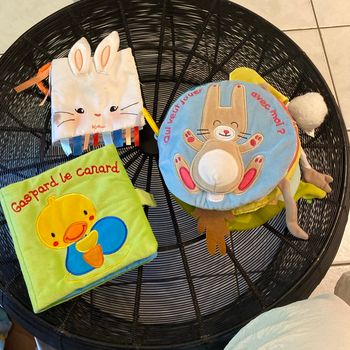 3 livres tissus donc lapin ou amoureux de chez kaloo
