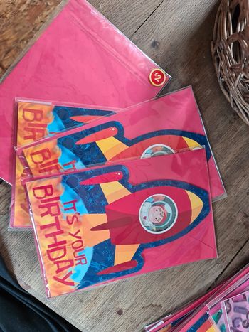 4 cartes d anniversaire