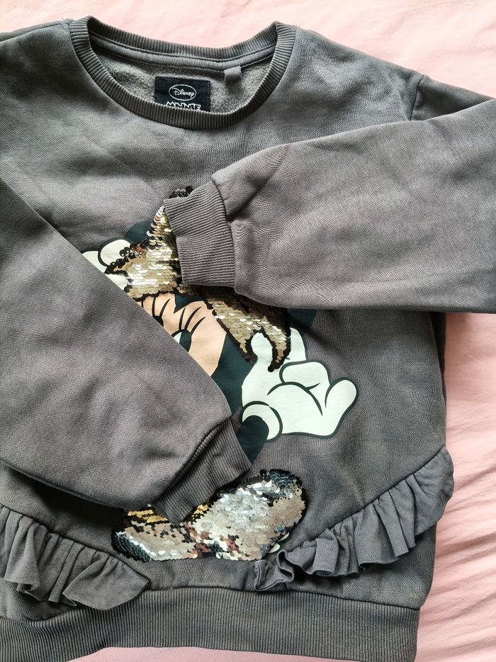 Pull chaud fille C&A noir Minnie sequins 128 cm - photo numéro 7