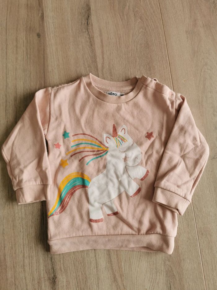 Pull licorne 24 mois