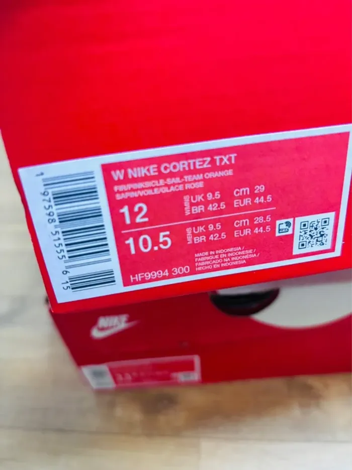 Nike Cortez Nylon Txt Pinksicle Watermelon Taille 44.5 - photo numéro 7