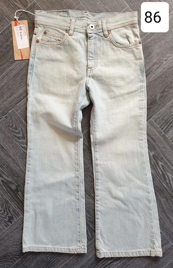 Jean bleu clair fille Coca Cola 8 ans