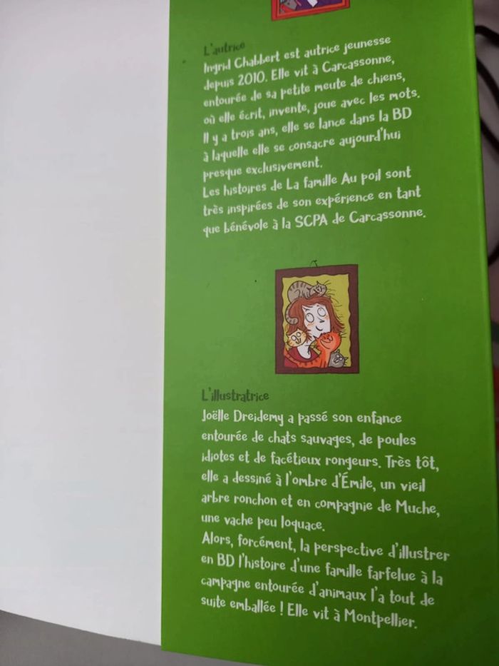 Bd tome 1 "la famille au poil" - photo numéro 2