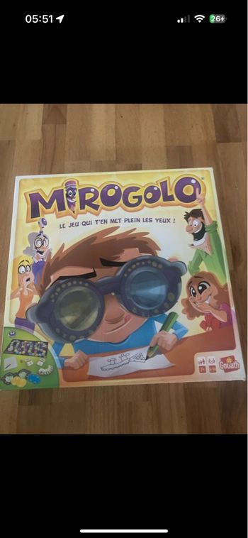 Jeu de société enfant mirogolo complet