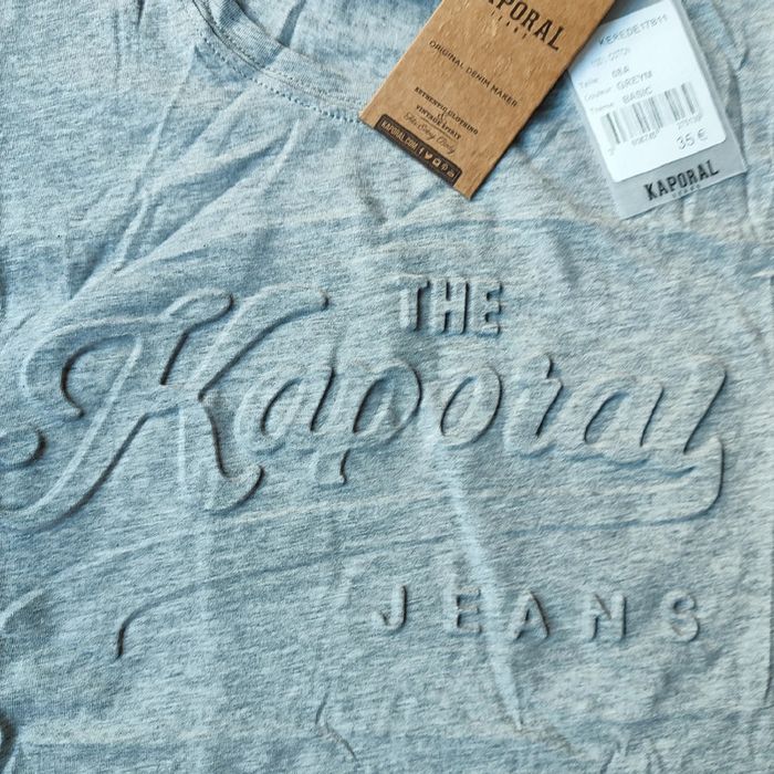 Tee-shirt gris 100% coton pour enfants de 8 ans, Kaporal - photo numéro 2