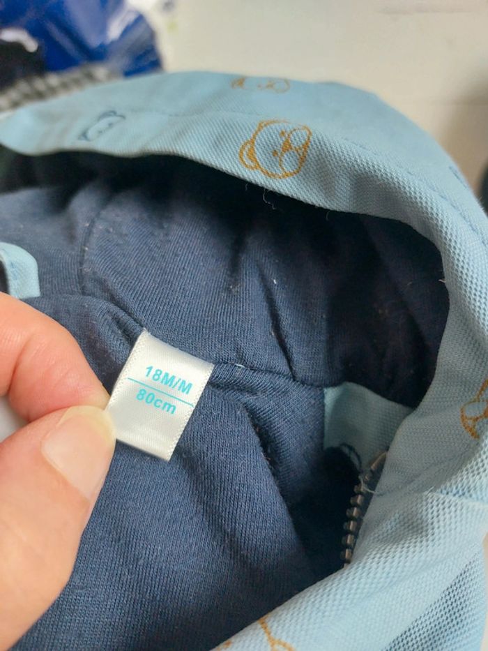 Imperméable bleu ourson Obaibi Taille 18 mois - photo numéro 5