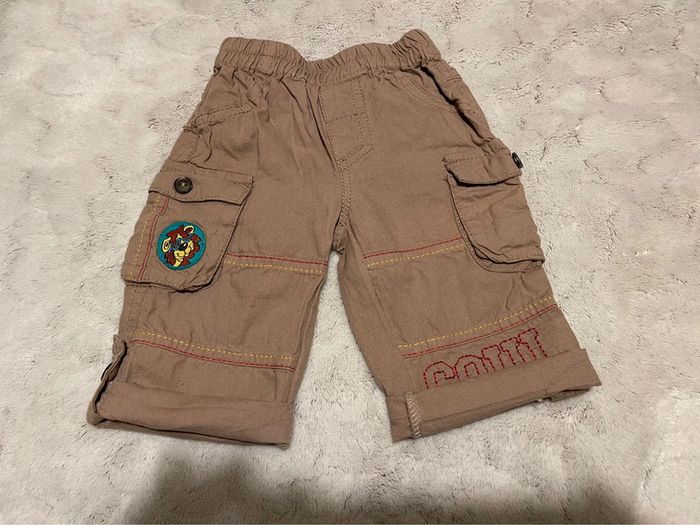Pantalon bermuda beige - 6 mois - photo numéro 4