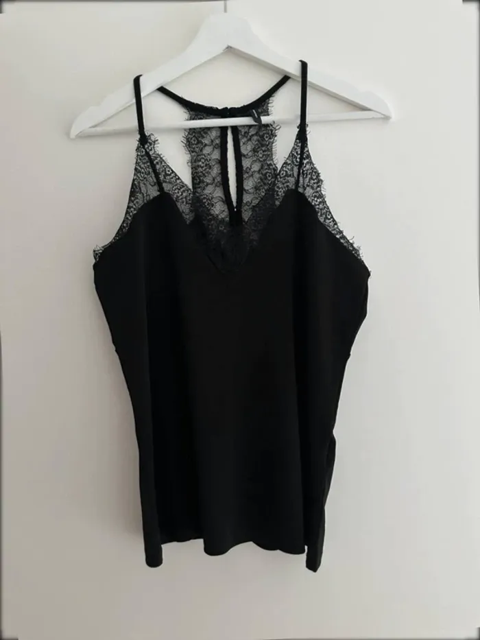 Débardeur chic noir vero moda taille S - neuf - photo numéro 2