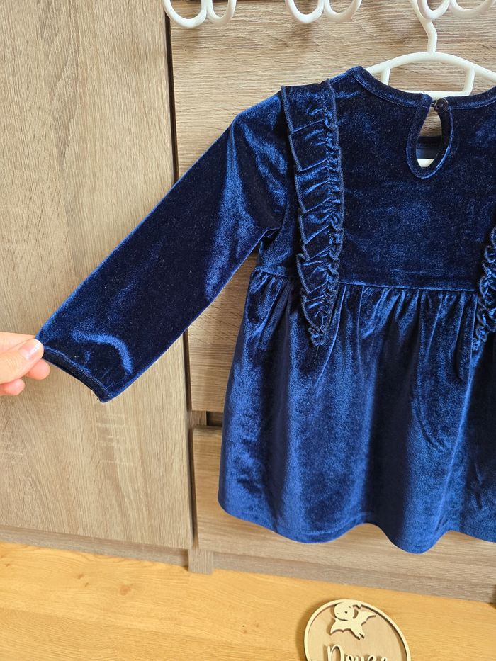 Vêtement Bébé Fille - Robe bleu - Tex Baby - 12 mois - photo numéro 6