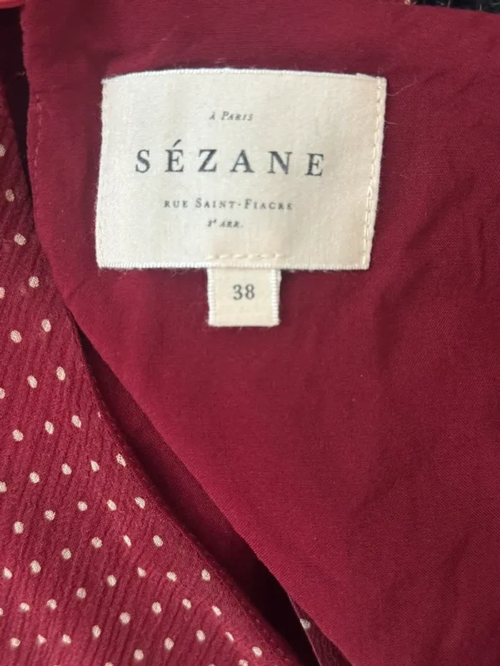 Robe à pois Sézane en soie - photo numéro 5
