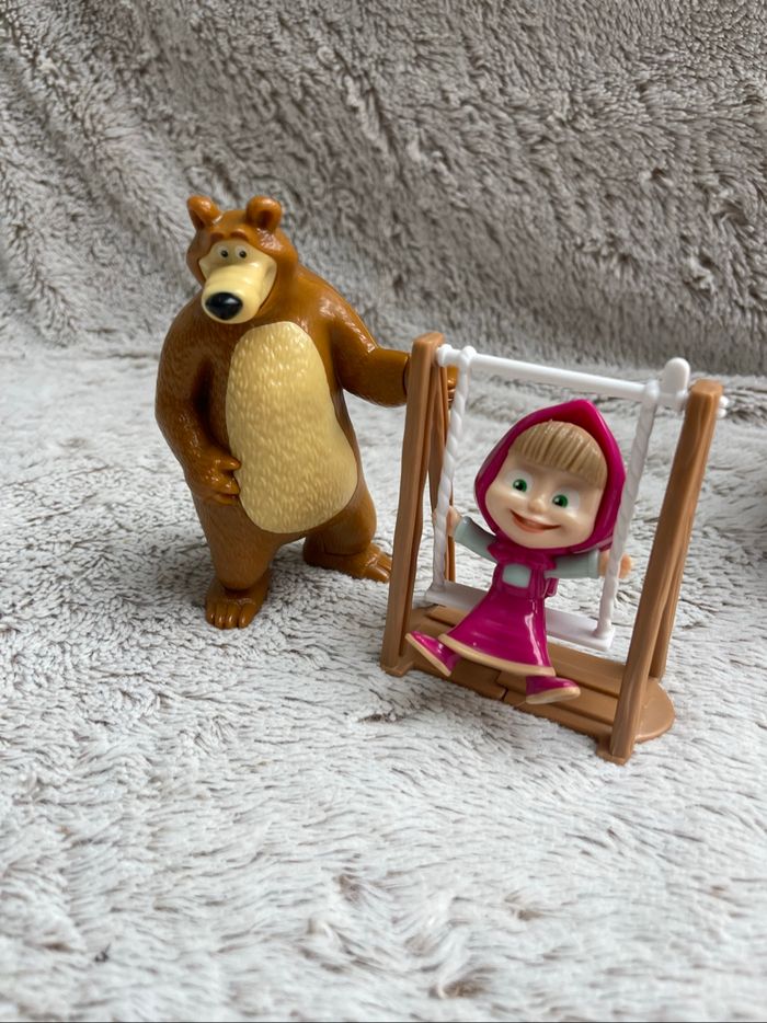 Lot de 2 figurines - Masha et Michka - photo numéro 3