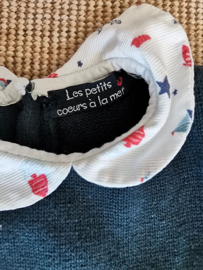 Robe les petits cœurs à la mer 1 an - photo numéro 3