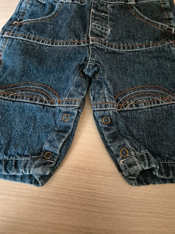 Salopette en jeans 3 mois - photo numéro 2