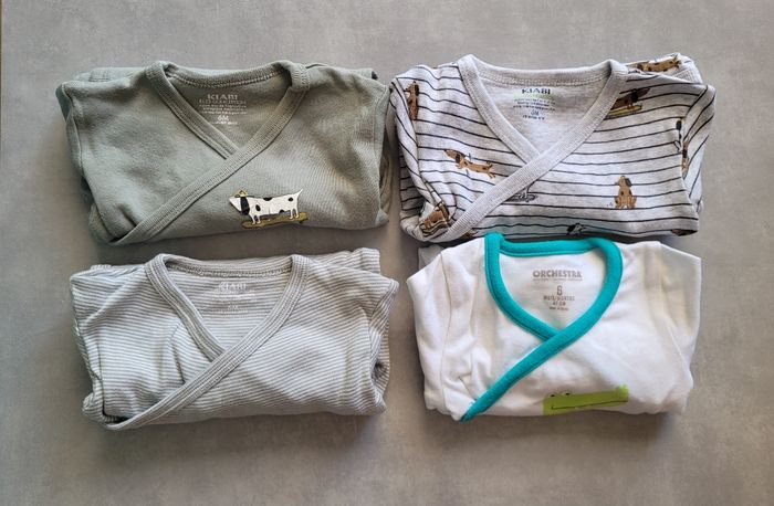 Lot de bodys ML 6 mois