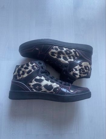 Baskets Ki.Té.Toi motif léopard 