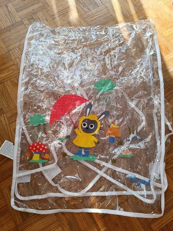 🌧️ Habillage pluie Tigex poussette – Lapin 🐰