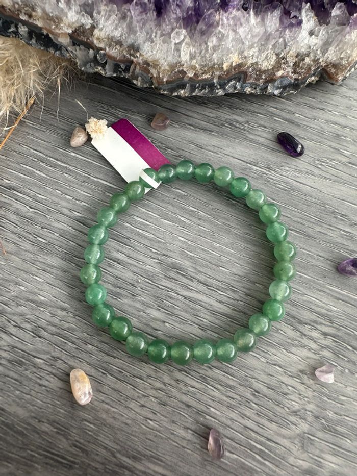 Bracelet en Aventurine véritable du Brésil - Pierre naturelle