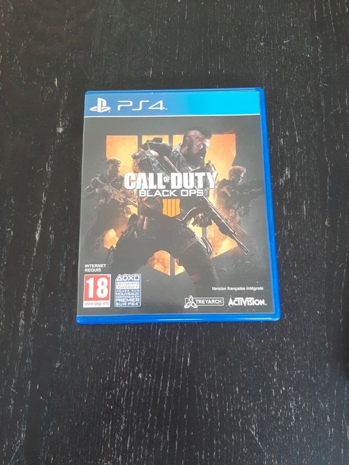 Jeu ps4 Black ops4