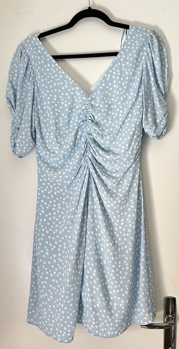 Robe courte imprimée pois taille L