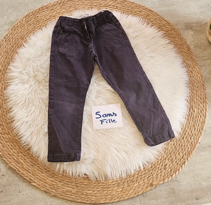 Jeans violet 5 ans fille