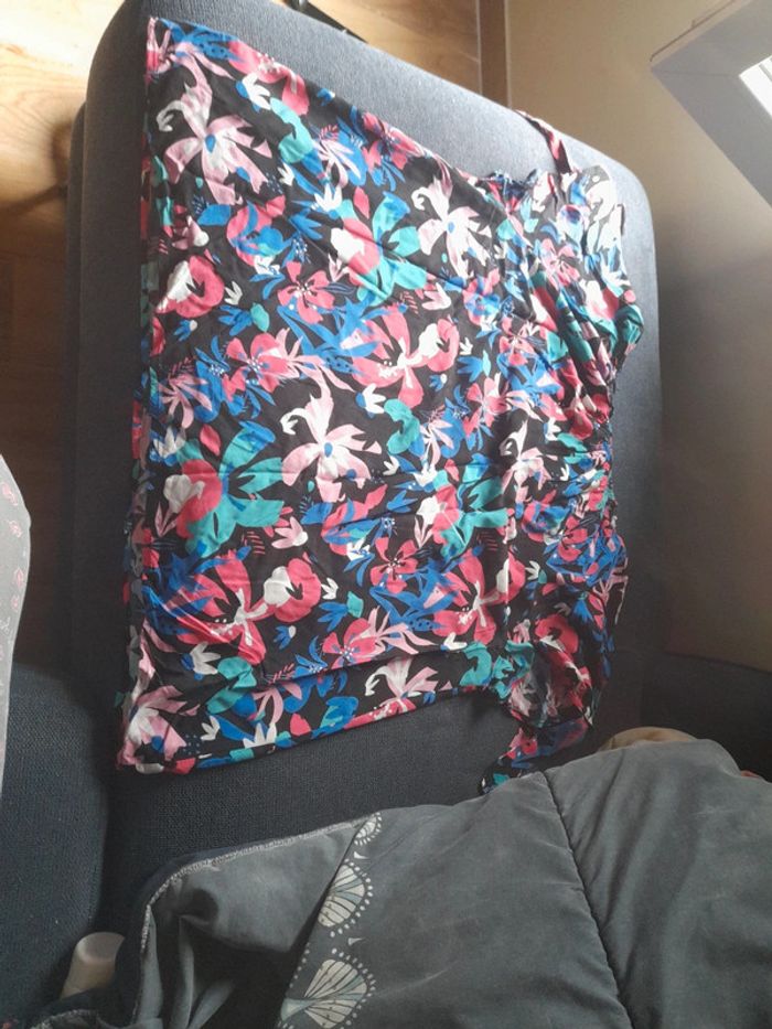 Top blouse fleuri 48 - photo numéro 4