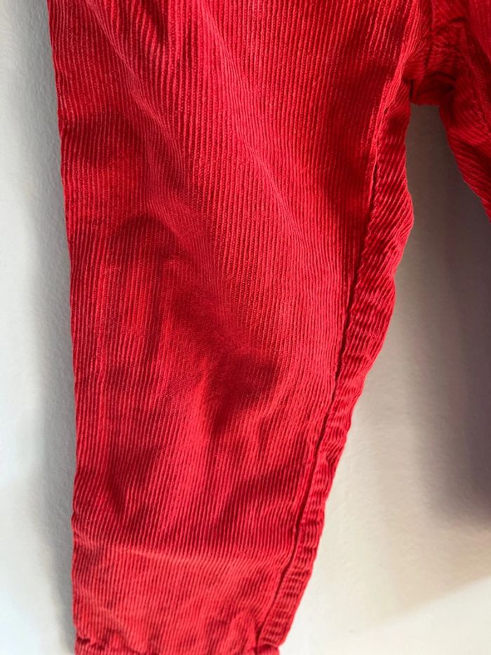 Pantalon velours rouge - photo numéro 5