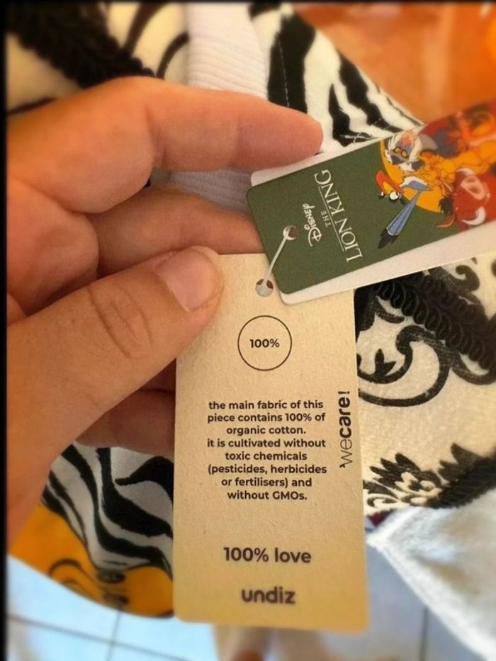 Top Simba XL – Style Zébré Disney Vintage | undiz - photo numéro 4