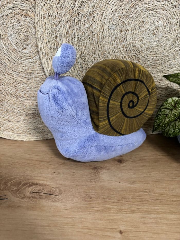 Doudou escargot turbo violet marron dreamworks - photo numéro 2
