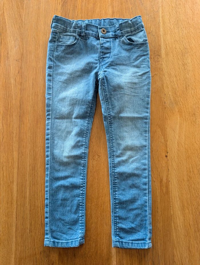 Jean fille 5 ans bleu