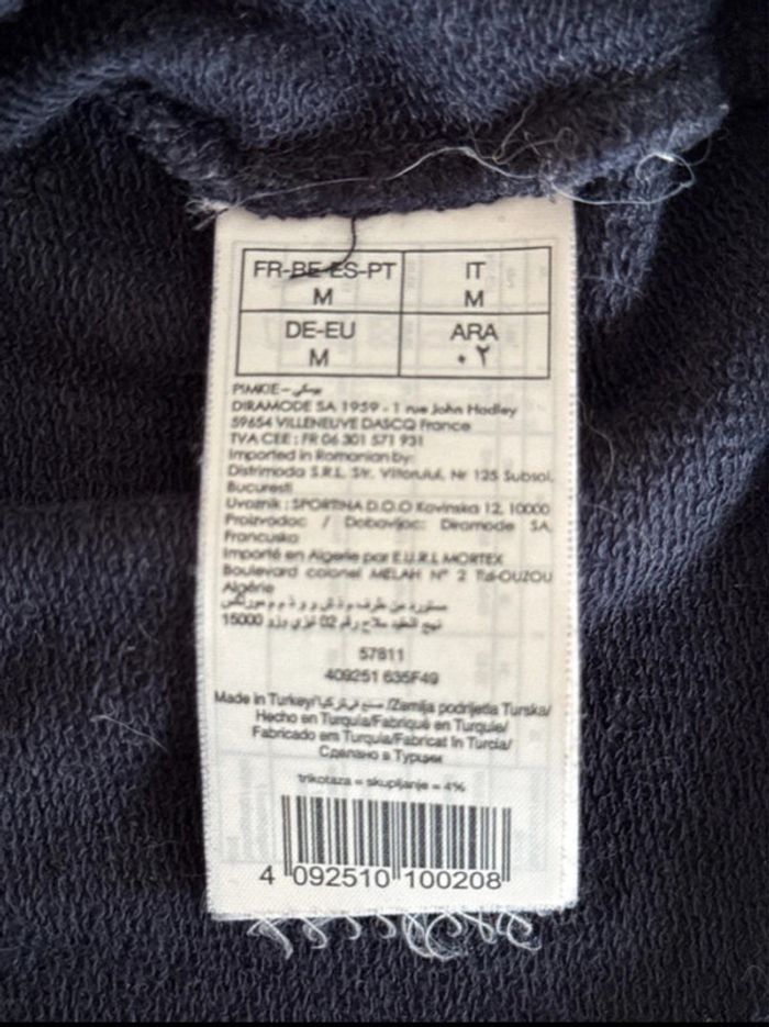 Sweat bleu marine - photo numéro 6