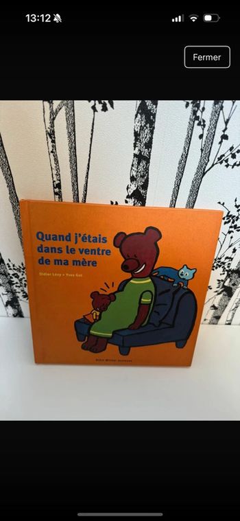 livre Quand j'étais dans le ventre de ma mère