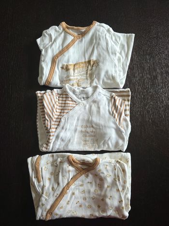 Lot de 3 pyjamas en 6 mois