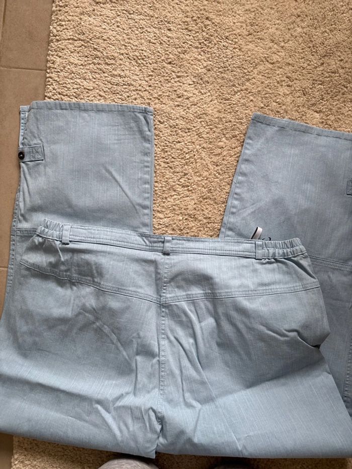 Pantacourr damarr bleu taille 48 - photo numéro 7