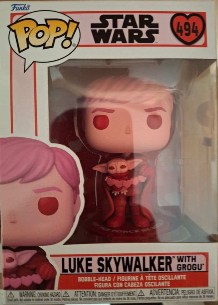 Luke Skywalker with Grogu - Star Wars pop 494