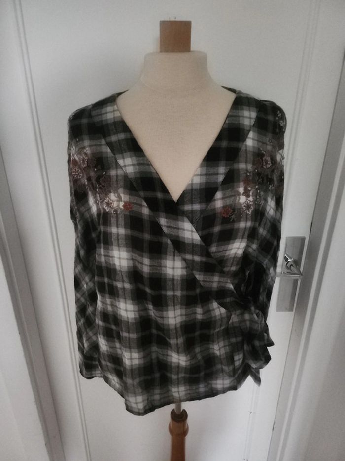 Chemise cache cœur Zara